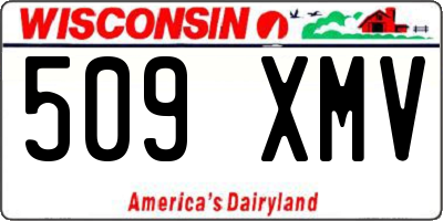WI license plate 509XMV