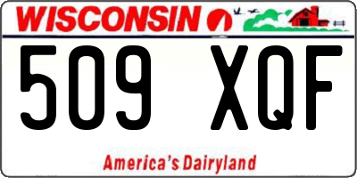 WI license plate 509XQF