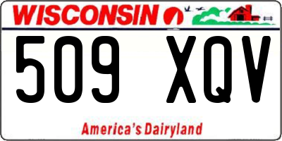 WI license plate 509XQV