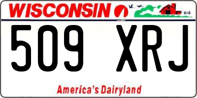 WI license plate 509XRJ