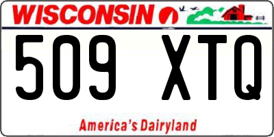 WI license plate 509XTQ