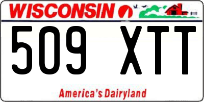 WI license plate 509XTT