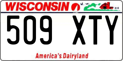WI license plate 509XTY