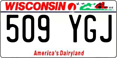 WI license plate 509YGJ