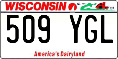 WI license plate 509YGL