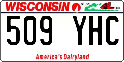 WI license plate 509YHC