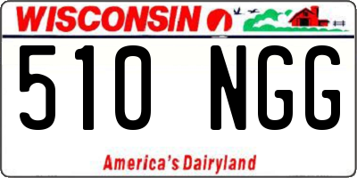 WI license plate 510NGG