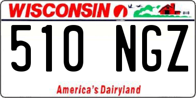 WI license plate 510NGZ