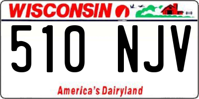 WI license plate 510NJV