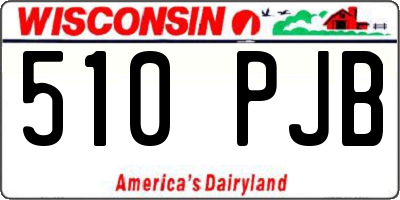 WI license plate 510PJB