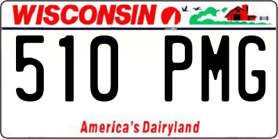 WI license plate 510PMG