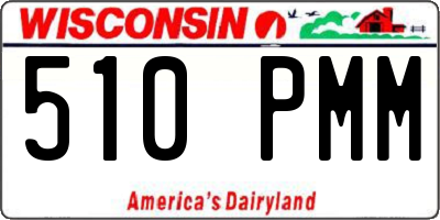 WI license plate 510PMM