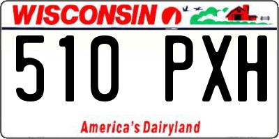 WI license plate 510PXH