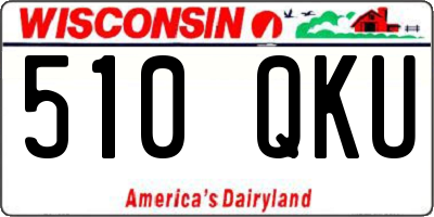 WI license plate 510QKU