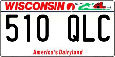 WI license plate 510QLC