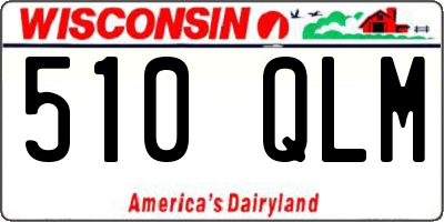 WI license plate 510QLM