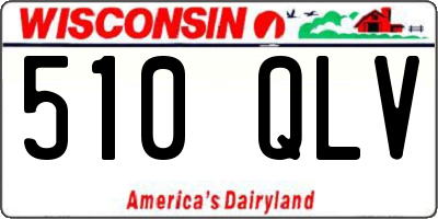 WI license plate 510QLV
