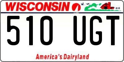 WI license plate 510UGT
