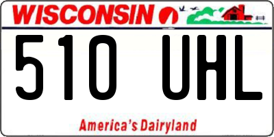 WI license plate 510UHL