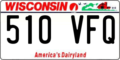 WI license plate 510VFQ