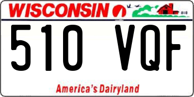 WI license plate 510VQF