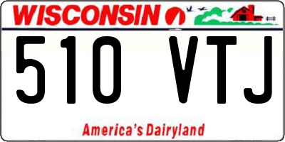 WI license plate 510VTJ