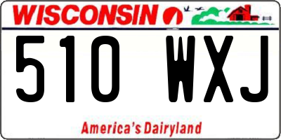 WI license plate 510WXJ