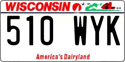 WI license plate 510WYK