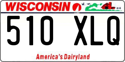 WI license plate 510XLQ