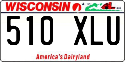 WI license plate 510XLU