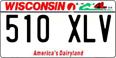 WI license plate 510XLV