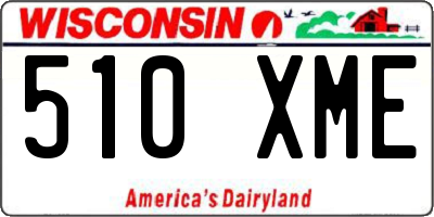 WI license plate 510XME