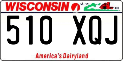 WI license plate 510XQJ