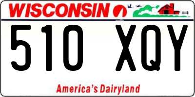 WI license plate 510XQY