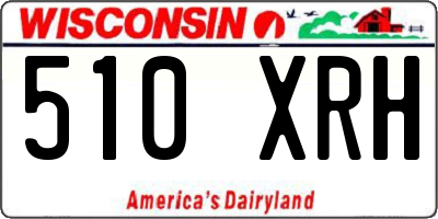 WI license plate 510XRH