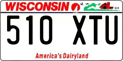 WI license plate 510XTU