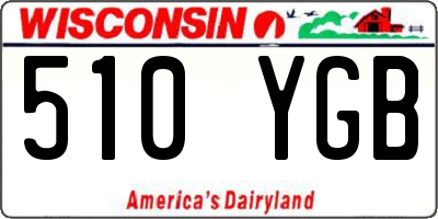 WI license plate 510YGB