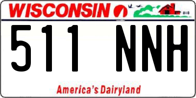 WI license plate 511NNH