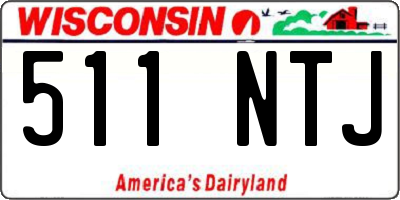 WI license plate 511NTJ