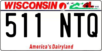WI license plate 511NTQ