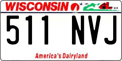 WI license plate 511NVJ