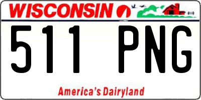 WI license plate 511PNG