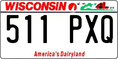 WI license plate 511PXQ