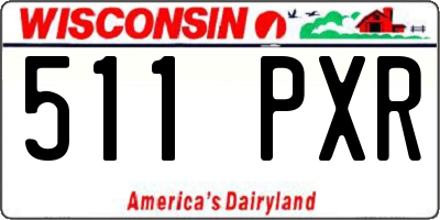 WI license plate 511PXR