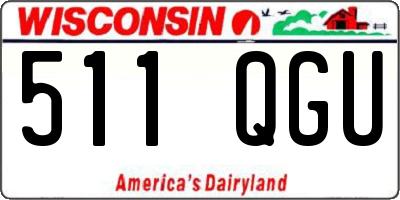 WI license plate 511QGU
