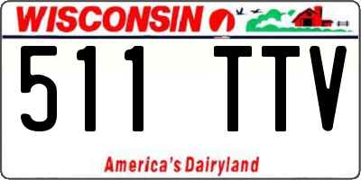WI license plate 511TTV