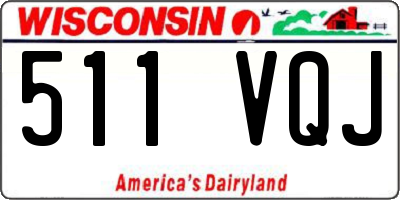 WI license plate 511VQJ