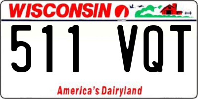WI license plate 511VQT