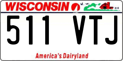 WI license plate 511VTJ