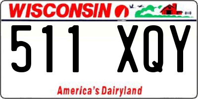 WI license plate 511XQY